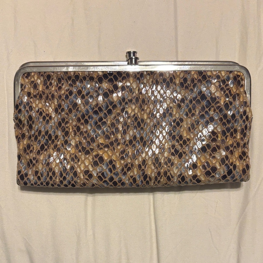 Hobo Elegant Snakeskin Clutch